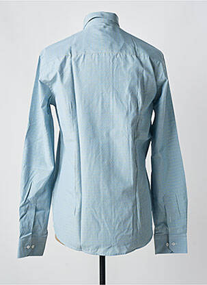 Chemise manches longues imprimé fantaisie bleu OSCAR homme