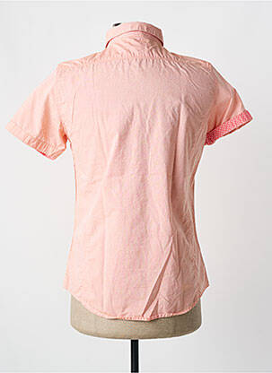 Chemise manches courtes coupe cintrée orange KENZARRO homme