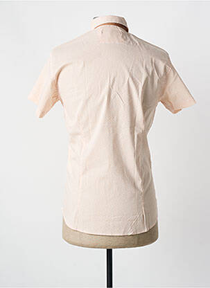 Chemise manches courtes imprimé fantaisie orange DOGER WEAR homme