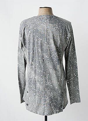 T-shirt coupe cintrée manches longues gris HOPENLIFE homme