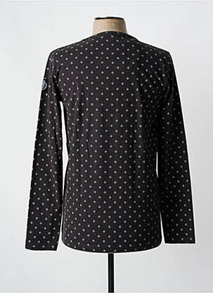 T-shirt coupe cintrée manches longues gris HOPENLIFE homme