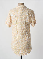Chemise manches courtes beige KZR pour homme seconde vue