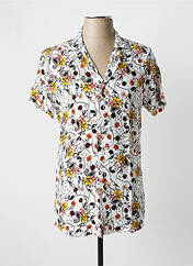 Chemise manches courtes blanc KZR pour homme seconde vue