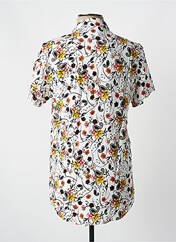 Chemise manches courtes blanc KZR pour homme seconde vue