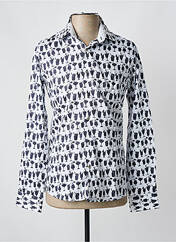 Chemise manches longues noir OSCAR pour homme seconde vue