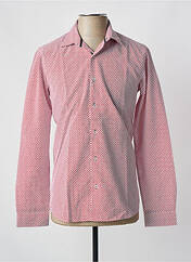 Chemise manches longues rouge OSCAR pour homme seconde vue