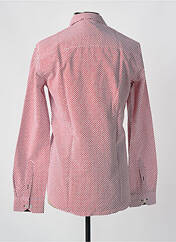 Chemise manches longues rouge OSCAR pour homme seconde vue