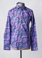 Chemise manches longues violet OSCAR pour homme seconde vue