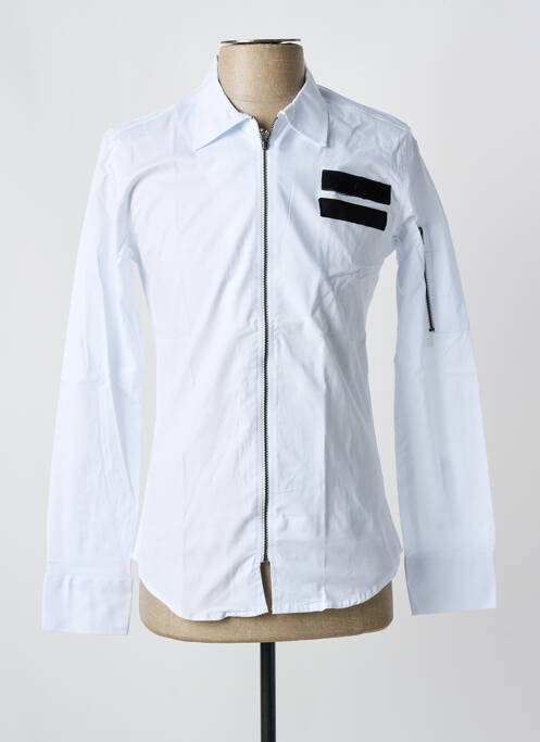 Chemise manches longues blanc BREEZY pour homme