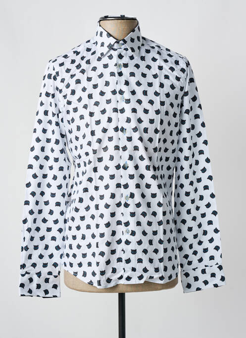 Chemise manches longues blanc OSCAR pour homme