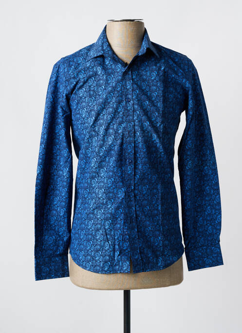 Chemise manches longues bleu HOPE N LIFE pour homme