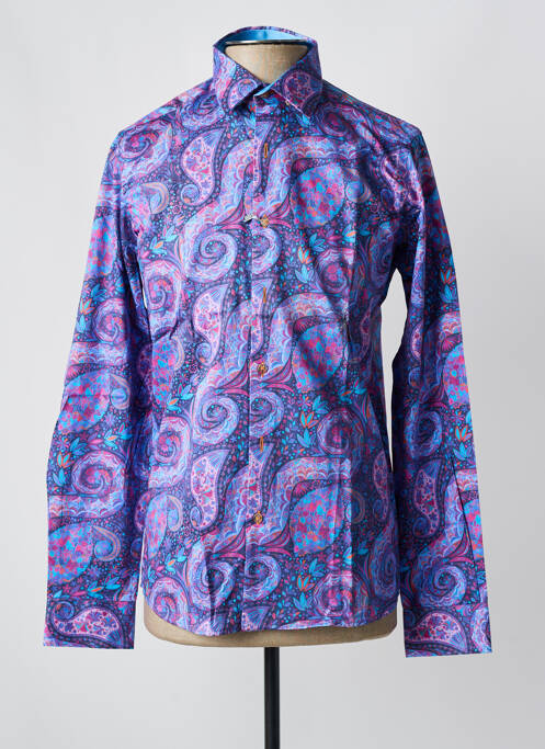 Chemise manches longues violet OSCAR pour homme