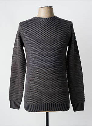 Pull stretch manches longues gris HOPENLIFE homme