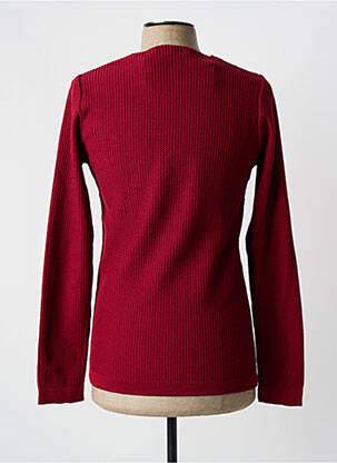 Pull col rond manches longues rouge MADNESS homme