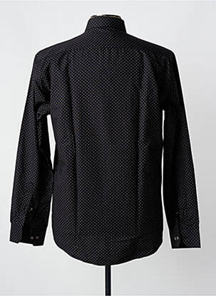 Chemise manches longues imprimé fantaisie noir OSCAR homme