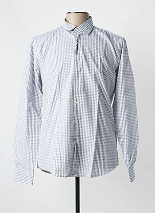 Chemise manches longues imprimé fantaisie noir OSCAR homme