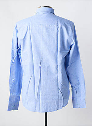 Chemise manches longues imprimé fantaisie bleu OSCAR homme
