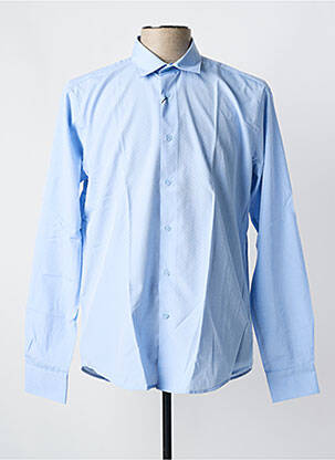 Chemise manches longues imprimé fantaisie bleu OSCAR homme