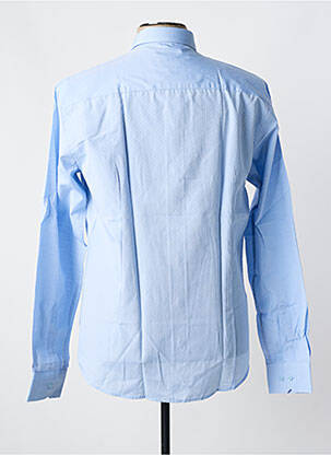 Chemise manches longues imprimé fantaisie bleu OSCAR homme