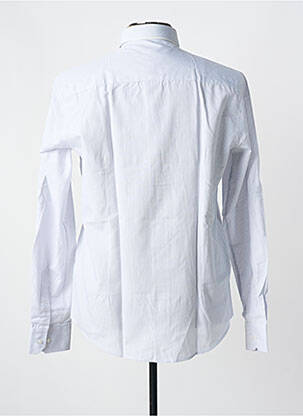 Chemise manches longues imprimé fantaisie blanc OSCAR homme
