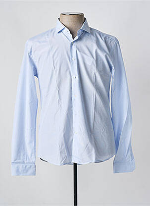 Chemise manches longues imprimé fantaisie bleu OSCAR homme