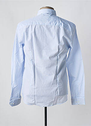 Chemise manches longues imprimé fantaisie bleu OSCAR homme