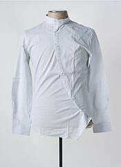 Chemise manches longues blanc LEEYO pour homme seconde vue