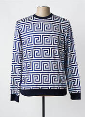 Sweat-shirt bleu MADE IN ITALY pour homme seconde vue