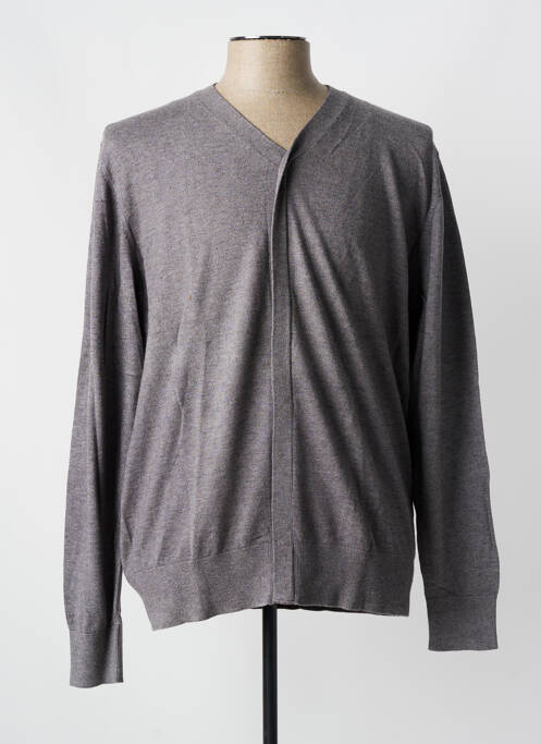 Gilet manches longues marron OSCAR pour homme