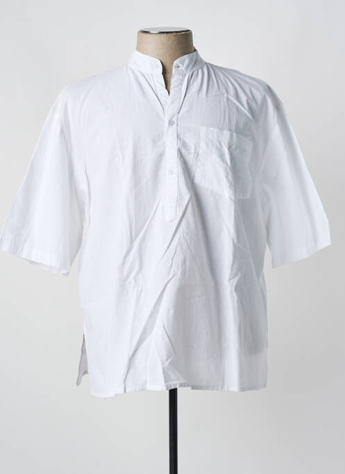 Chemise manches courtes blanc COLINE pour homme