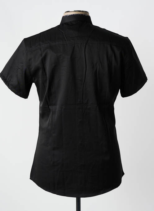 Chemise manches courtes noir ROSS CARRA pour homme