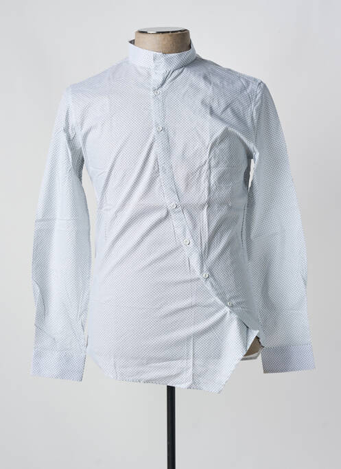 Chemise manches longues blanc LEEYO pour homme