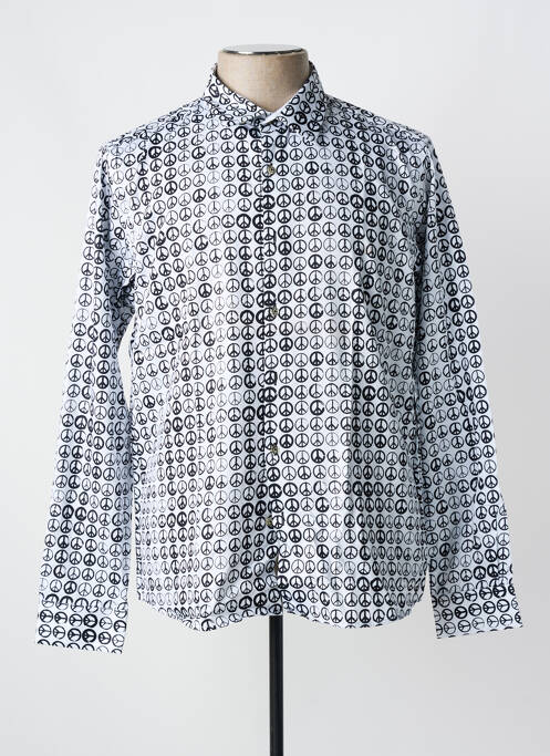 Chemise manches longues blanc OSCAR pour homme