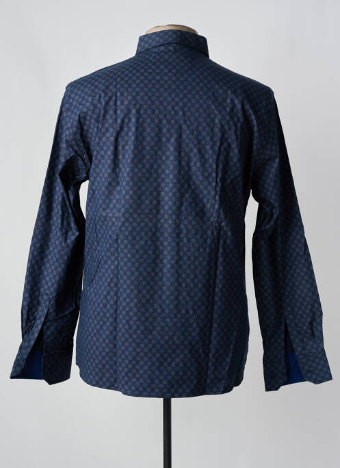 Chemise manches longues bleu DOCKERS pour homme