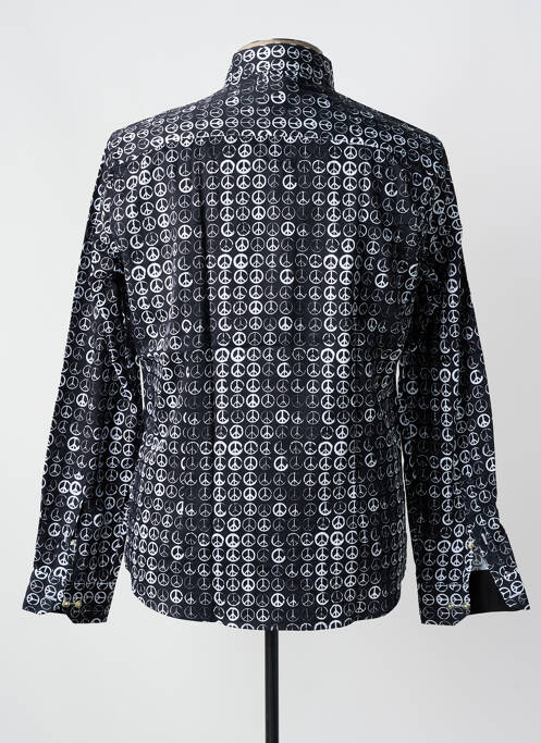 Chemise manches longues noir OSCAR pour homme