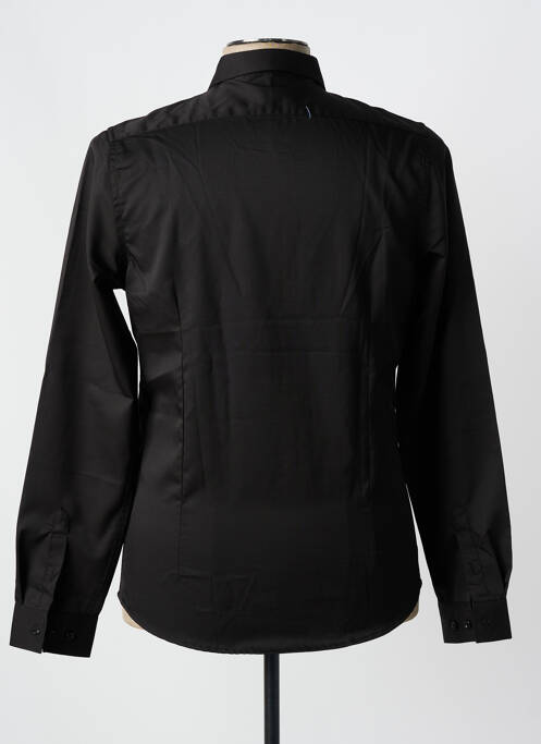 Chemise manches longues noir ROSS CARRA pour homme