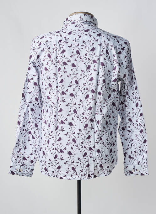 Chemise manches longues violet OSCAR pour homme