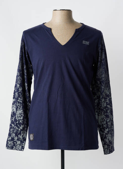 T-shirt bleu HOPENLIFE pour homme