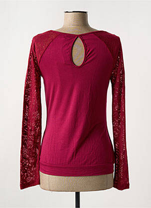 T-shirt manches longues manches longues rouge COLINE femme