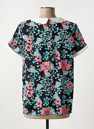 Top manches courtes manches courtes noir CERISE BLUE femme