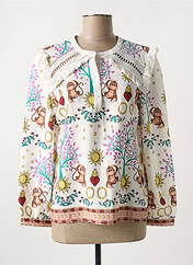 Blouse beige JAUNE ROUGE pour femme seconde vue