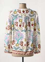 Blouse beige JAUNE ROUGE pour femme seconde vue