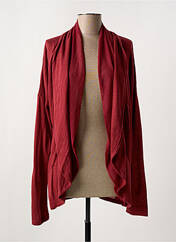 Gilet manches longues orange COLINE pour femme seconde vue