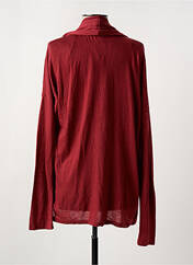 Gilet manches longues orange COLINE pour femme seconde vue