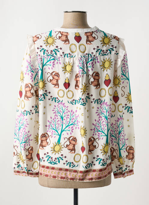 Blouse beige JAUNE ROUGE pour femme