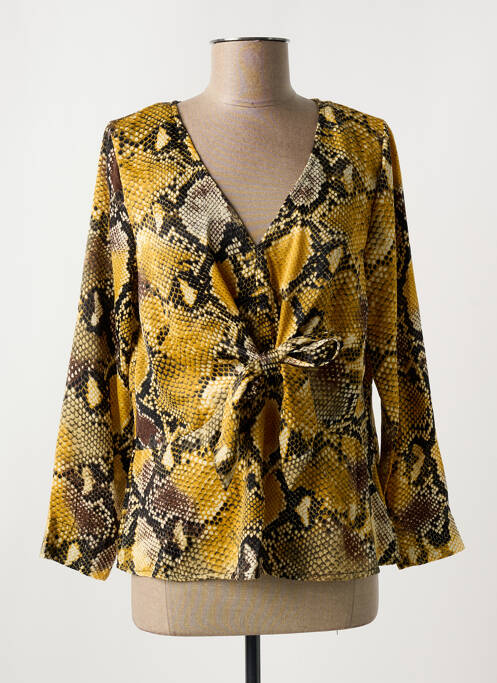Blouse jaune JUS D'ORANGE pour femme