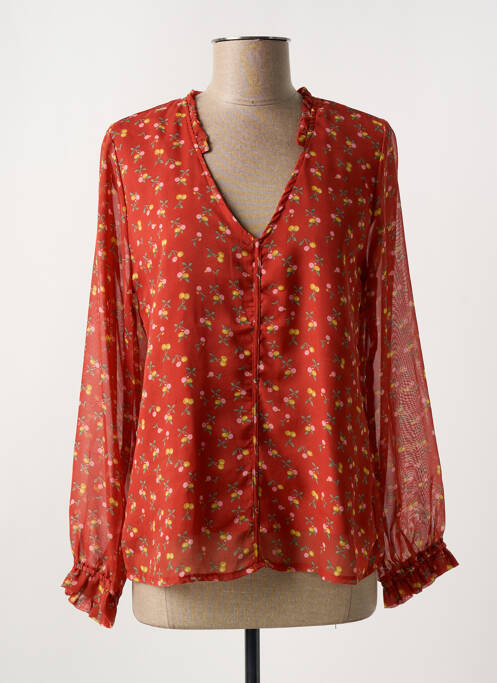 Blouse orange SO SWEET pour femme