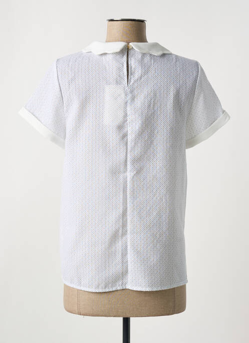 Top blanc CERISE BLUE pour femme