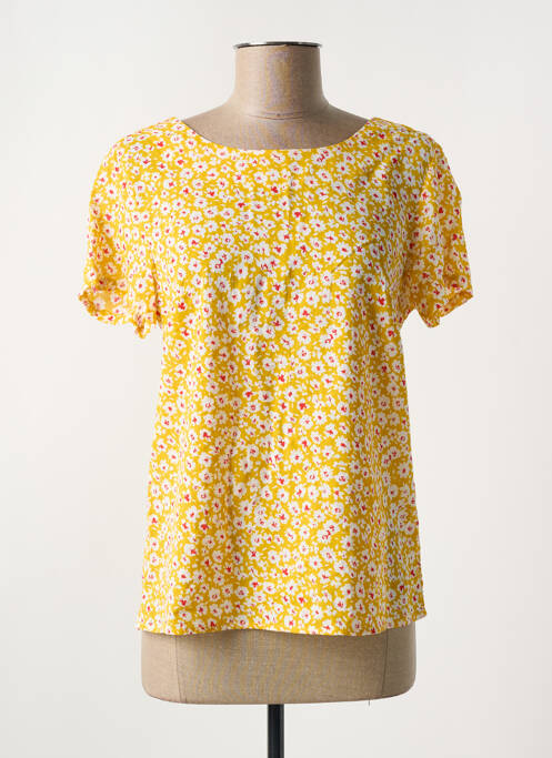 Top jaune CERISE BLUE pour femme