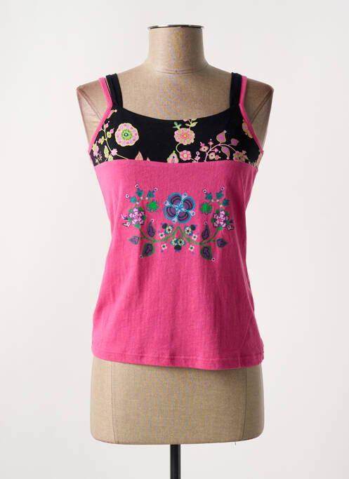 Top rose COLINE pour femme